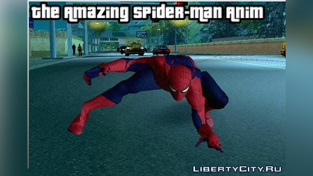 Скачать The Amazing Spider-Man Anim Test v1.0 для GTA San Andreas