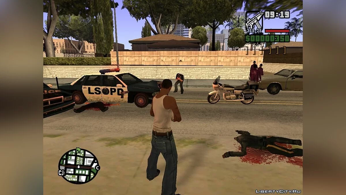 Больше анимаций смертей v4.0 финал финала / GTA San Andreas