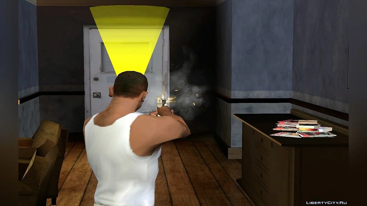 Новые анимации и характеристики оружия / GTA San Andreas