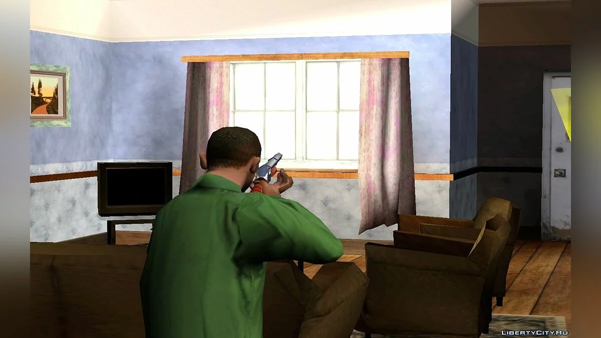 Новые анимации и характеристики оружия / GTA San Andreas