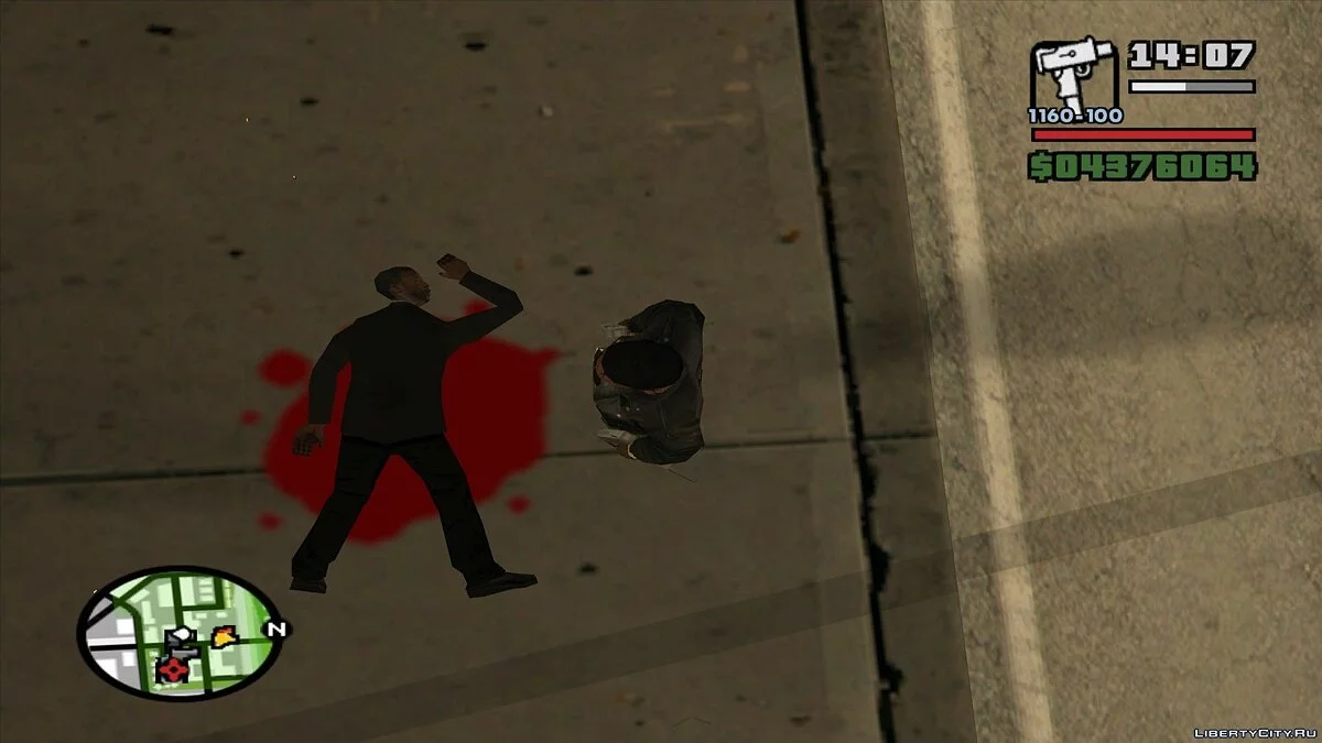 Больше анимаций смертей	(v2) / GTA San Andreas