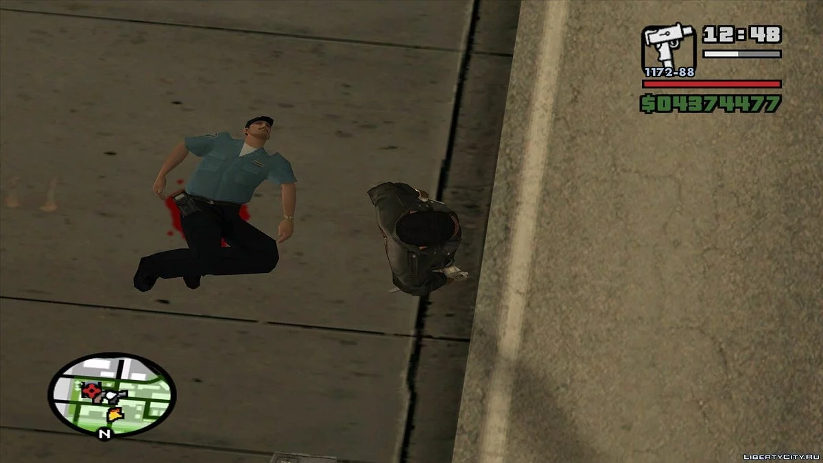 Больше анимаций смертей	(v2) / GTA San Andreas
