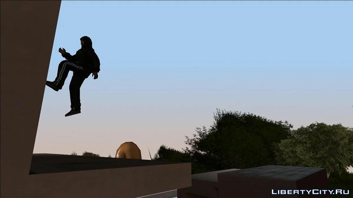 Natural Parkour Animation Pack + Realistic Wallrun And Roll / GTA San Andreas