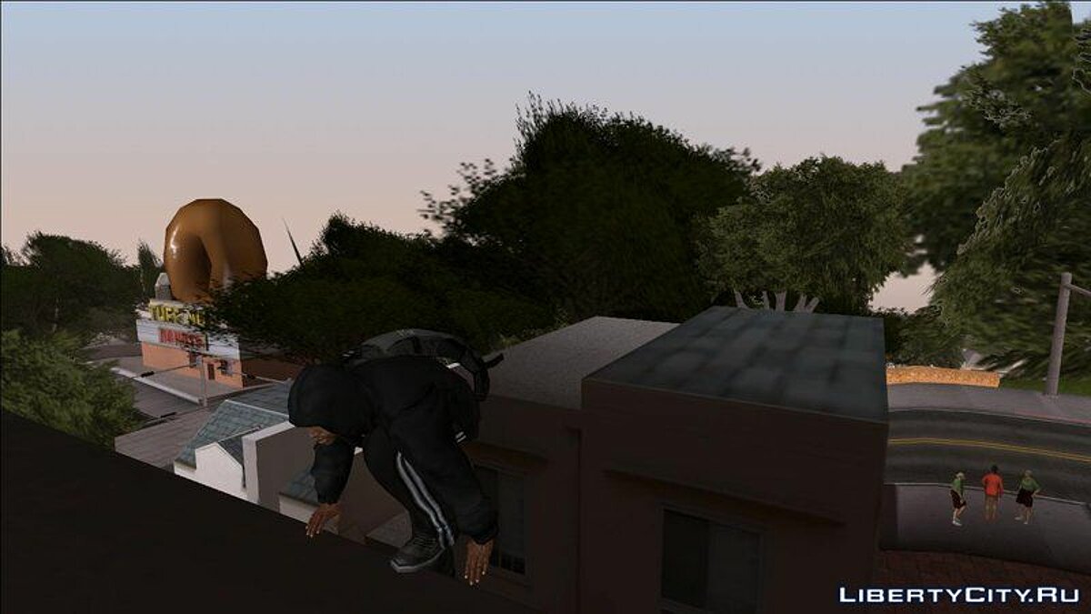 Скачать Natural Parkour Animation Pack + Realistic Wallrun And Roll для GTA  San Andreas