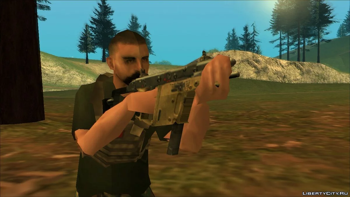 Тактическая анимация стрельбы / GTA San Andreas