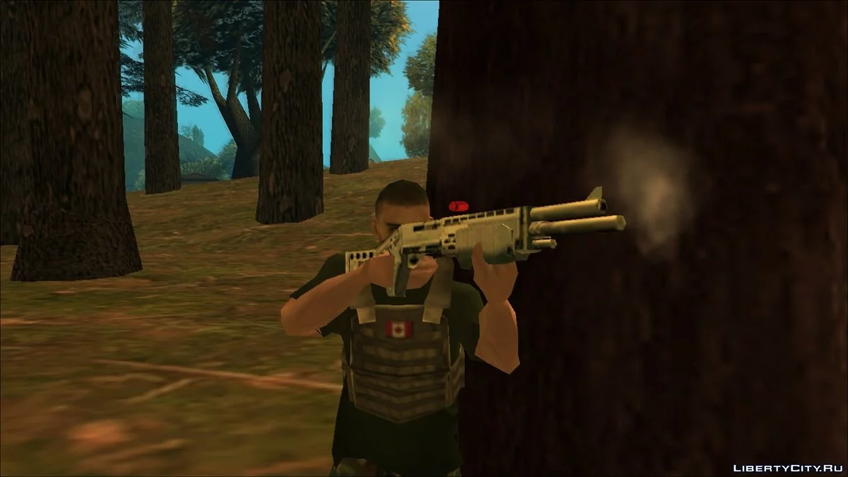 Тактическая анимация стрельбы / GTA San Andreas