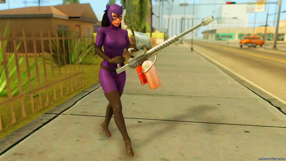 Скачать Anim Cat-Woman (v1.0) для GTA San Andreas