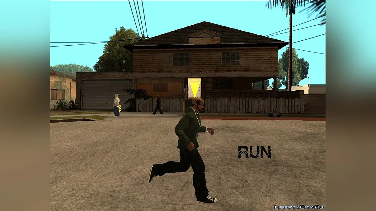 Анимации из GTA 4 + стиль рэпера V2 / GTA San Andreas