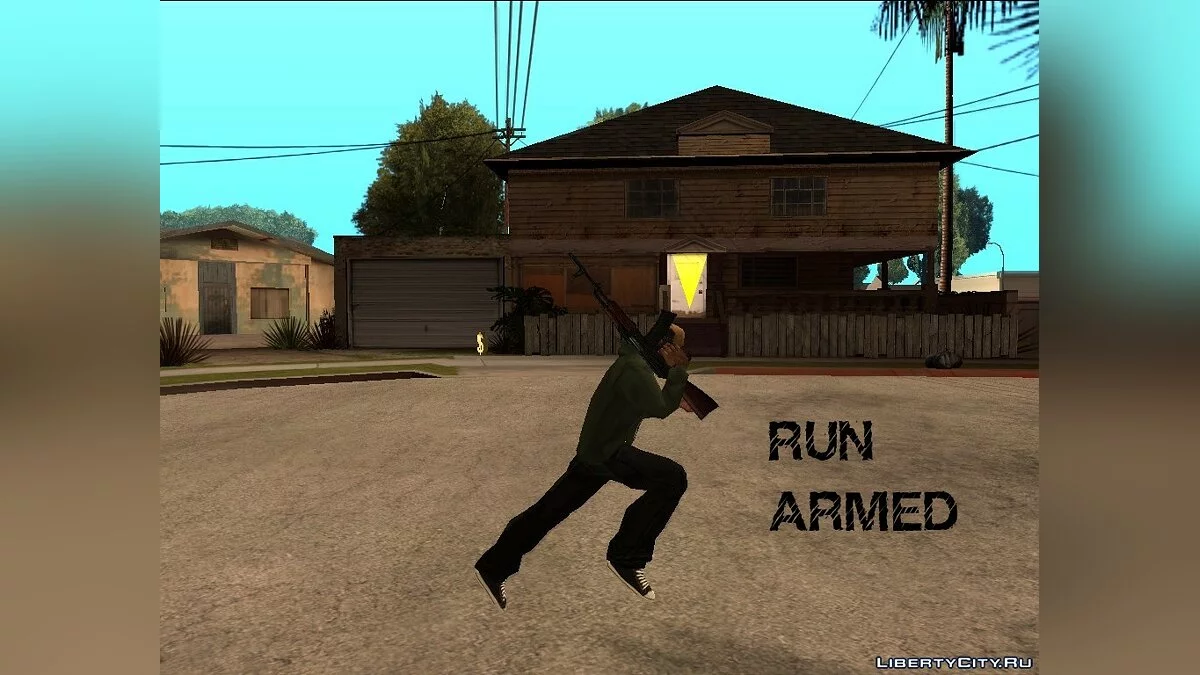 Анимации из GTA 4 + стиль рэпера V2 / GTA San Andreas