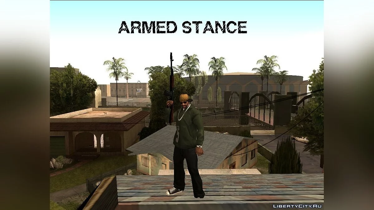 Анимации из GTA 4 + стиль рэпера V2 / GTA San Andreas