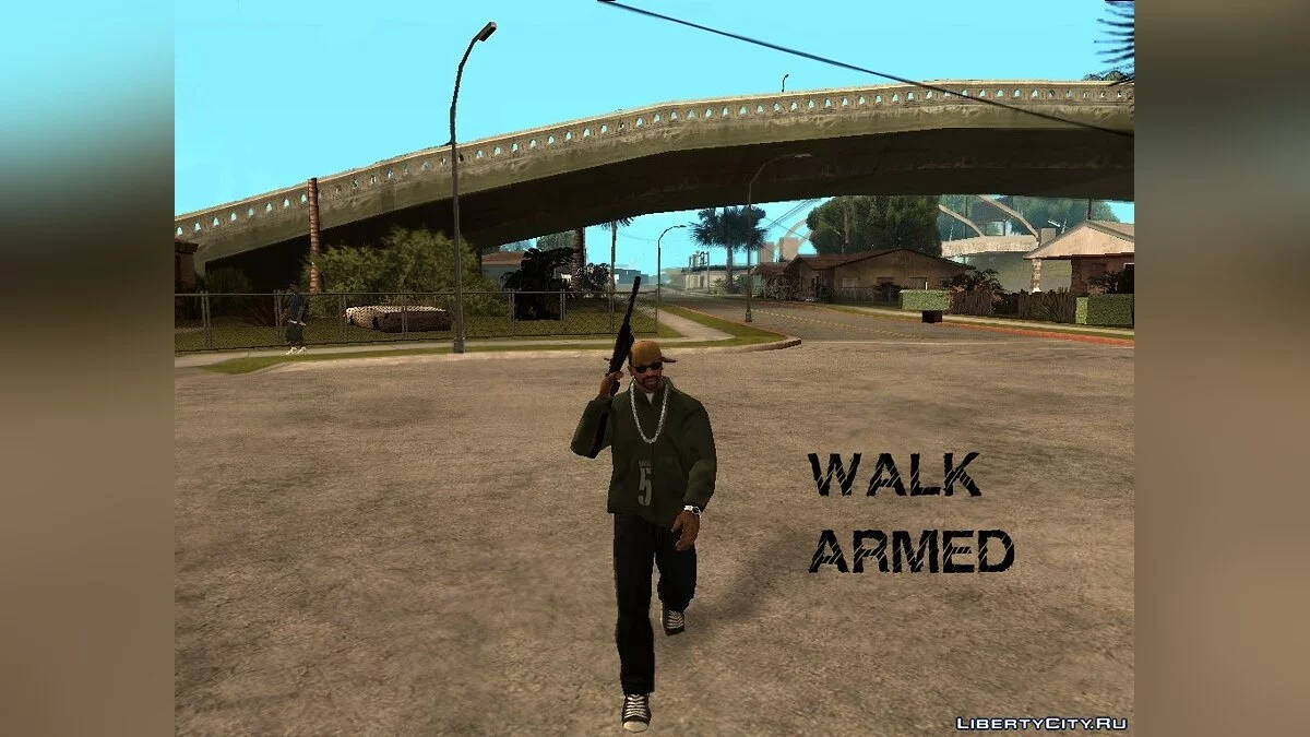 Анимации из GTA 4 + стиль рэпера V2 / GTA San Andreas