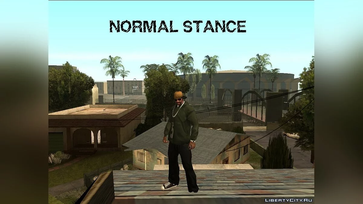 Анимации из GTA 4 + стиль рэпера V2 / GTA San Andreas