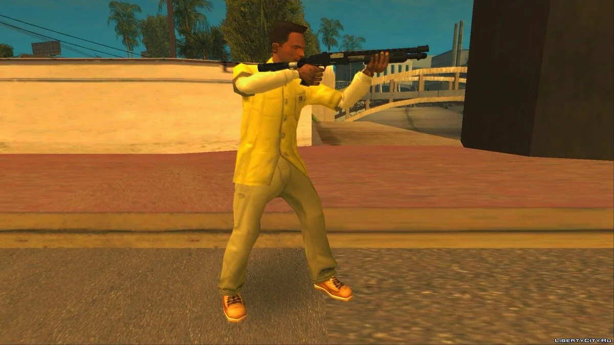 Новые анимации при использовании оружия V1.0 Alpha  / GTA San Andreas