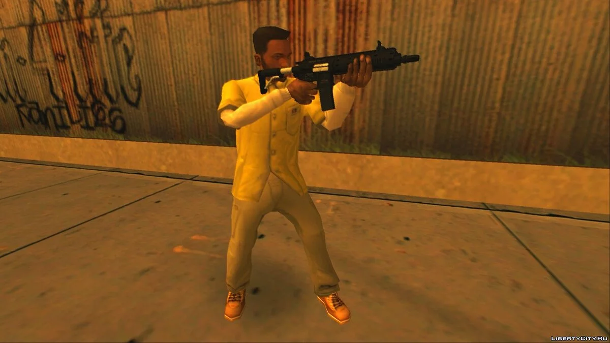 Новые анимации при использовании оружия V1.0 Alpha  / GTA San Andreas