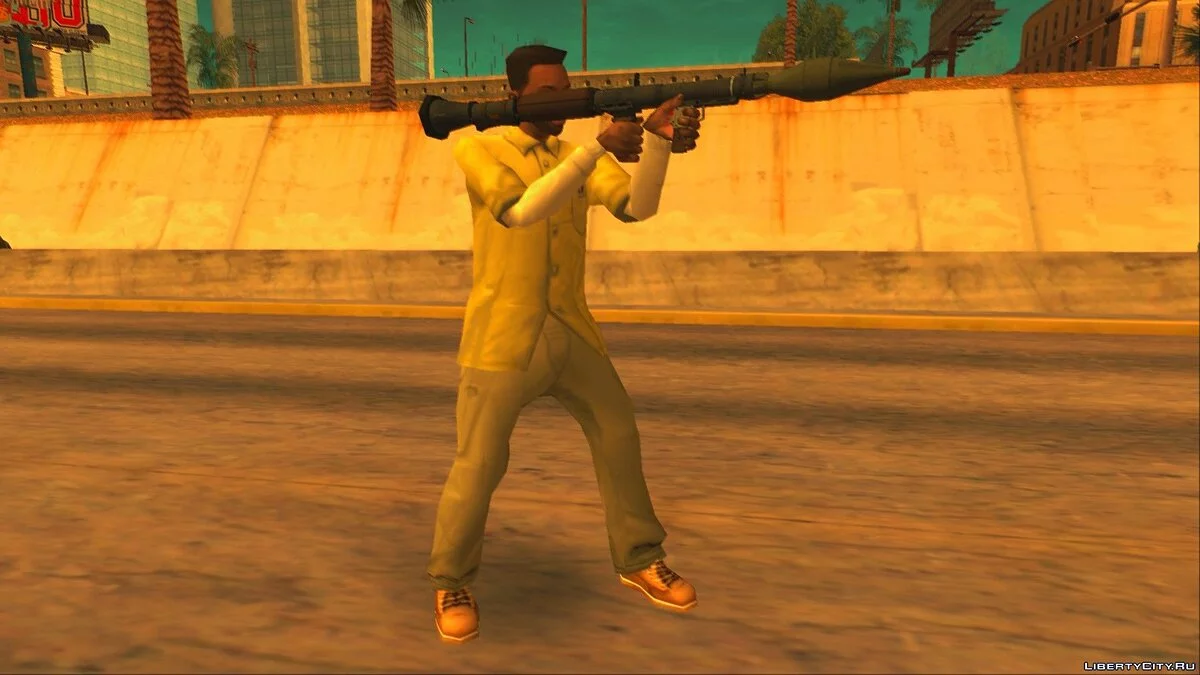 Новые анимации при использовании оружия V1.0 Alpha  / GTA San Andreas