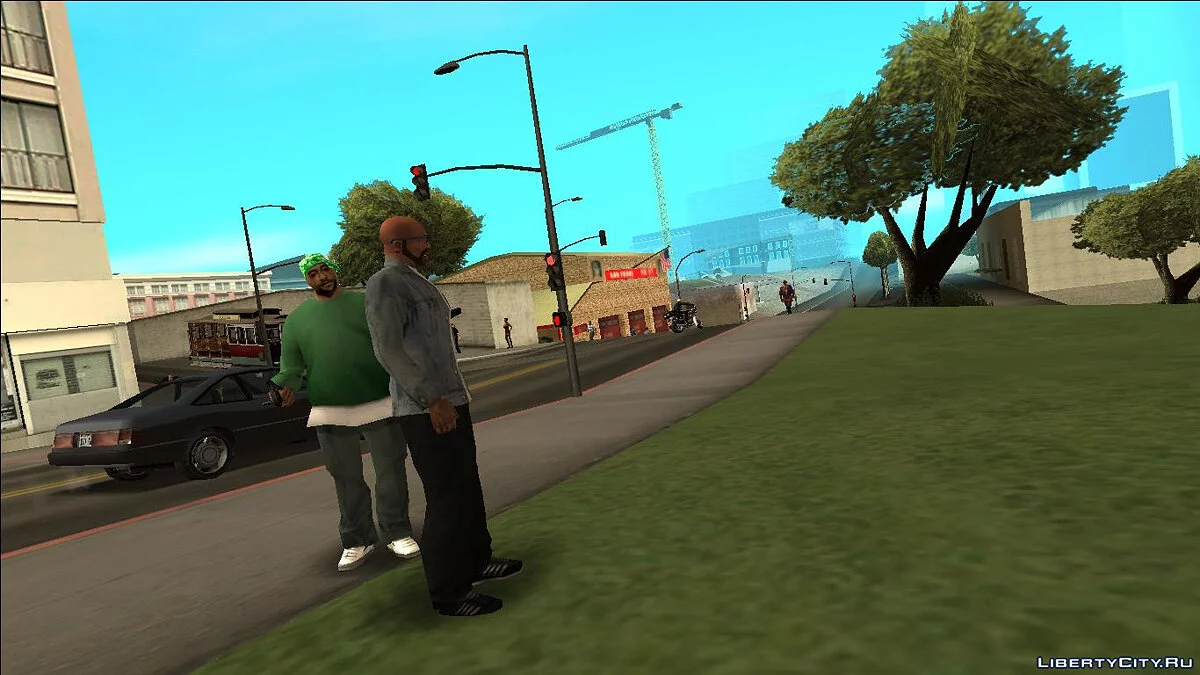 Анимация ходьбы пешком и в присяде из бета-версии / GTA San Andreas