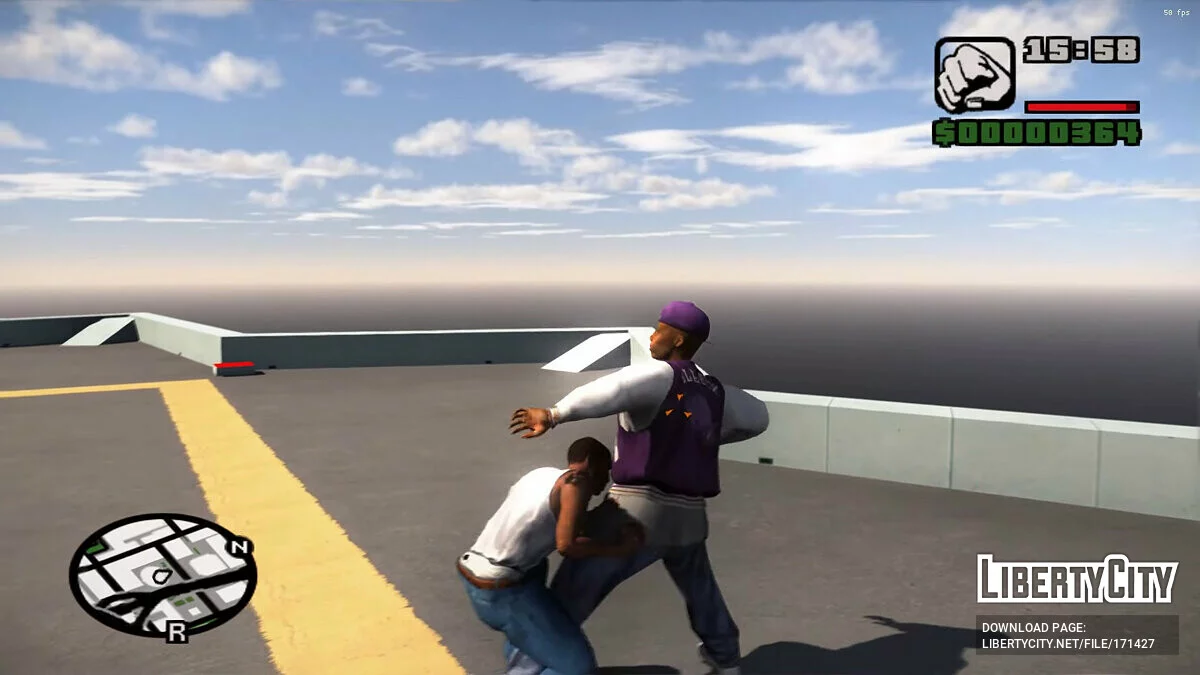 Анимации из GTA 5 / GTA San Andreas