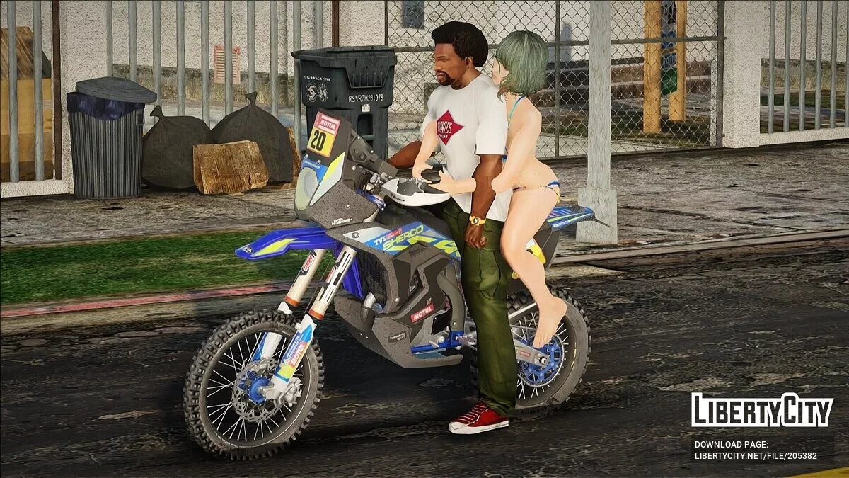 Новая анимация для байков / GTA San Andreas