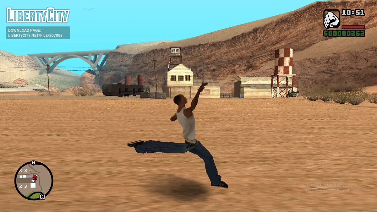 Анимации из GTA Купянск / GTA San Andreas