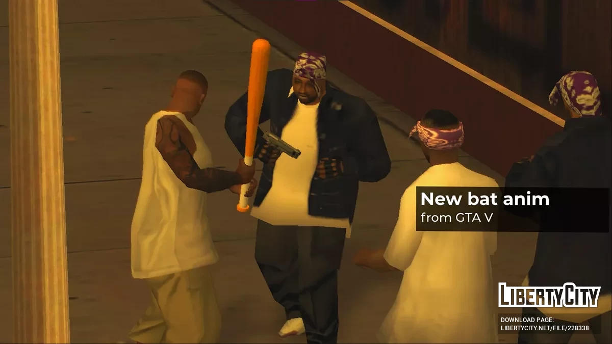 Улучшенные анимации / GTA San Andreas