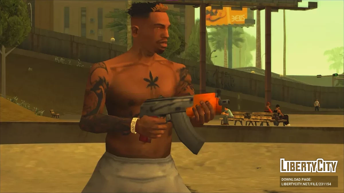 Анимации стрельбы с бедра / GTA San Andreas