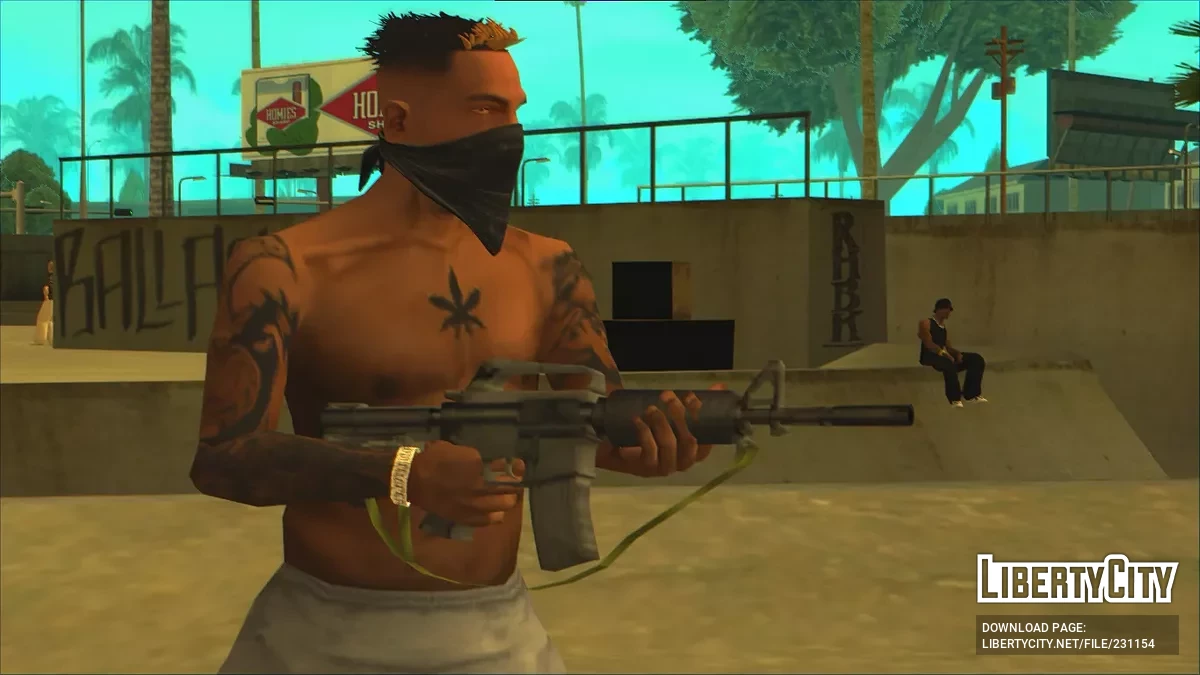 Анимации стрельбы с бедра / GTA San Andreas