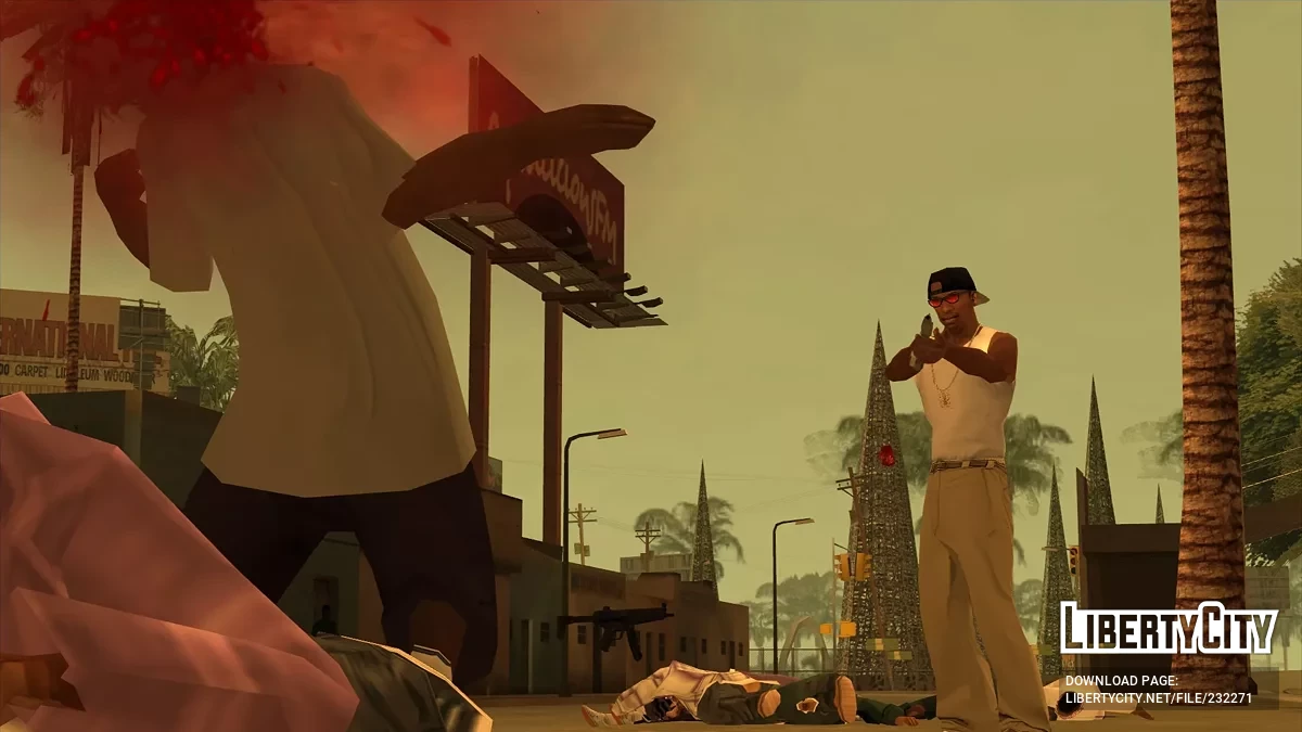 Анимации Смерти - Анимации в Стиле RE5 и RE6 / GTA San Andreas