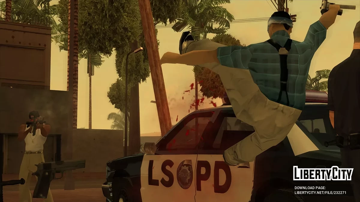 Анимации Смерти - Анимации в Стиле RE5 и RE6 / GTA San Andreas