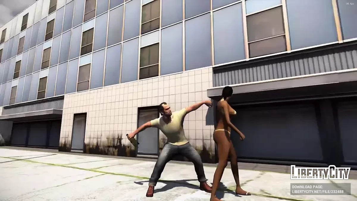 Анимации Тревора из GTA 5 / GTA San Andreas