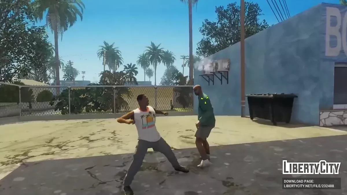 Анимации Тревора из GTA 5 / GTA San Andreas