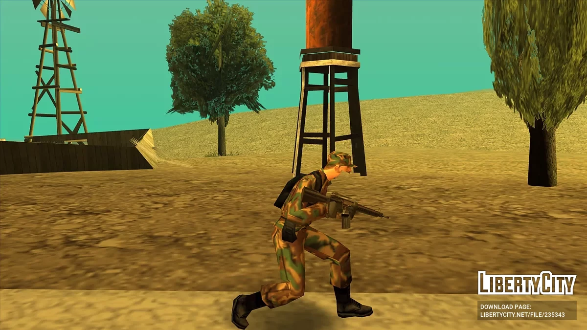 Военная анимация / GTA San Andreas