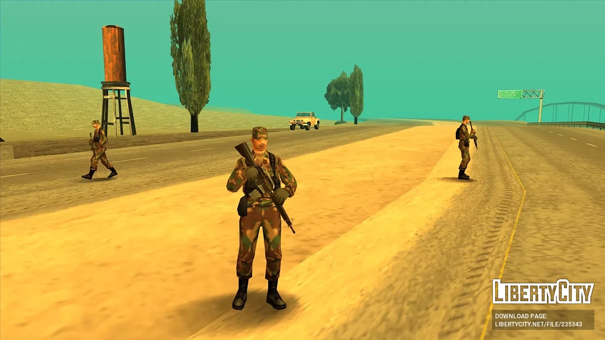 Военная анимация / GTA San Andreas