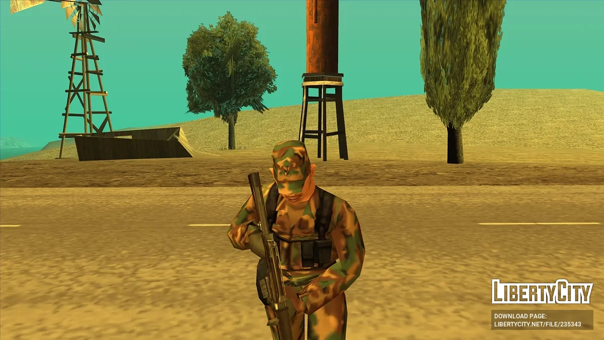 Военная анимация / GTA San Andreas