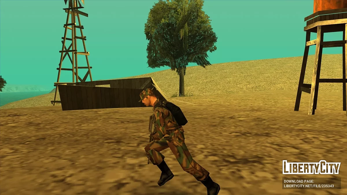 Военная анимация / GTA San Andreas