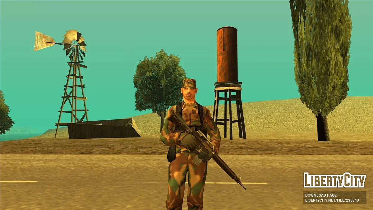 Военная анимация / GTA San Andreas