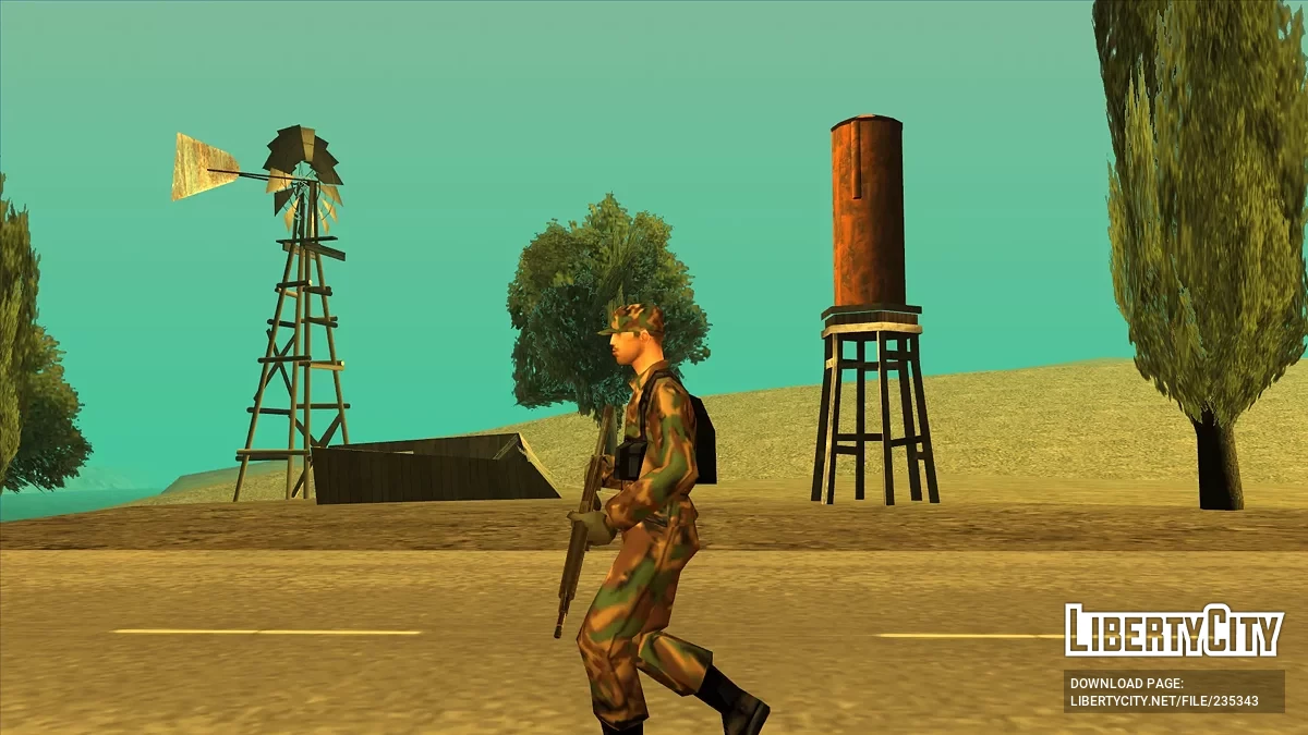 Военная анимация / GTA San Andreas