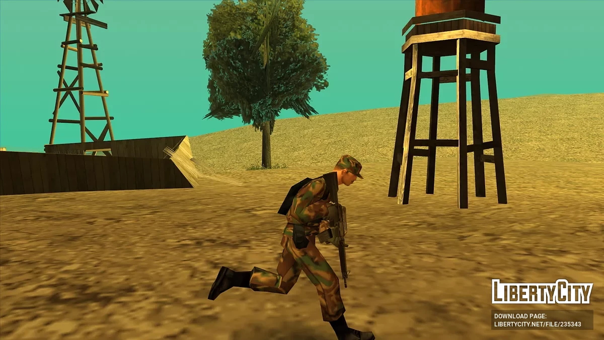 Военная анимация / GTA San Andreas