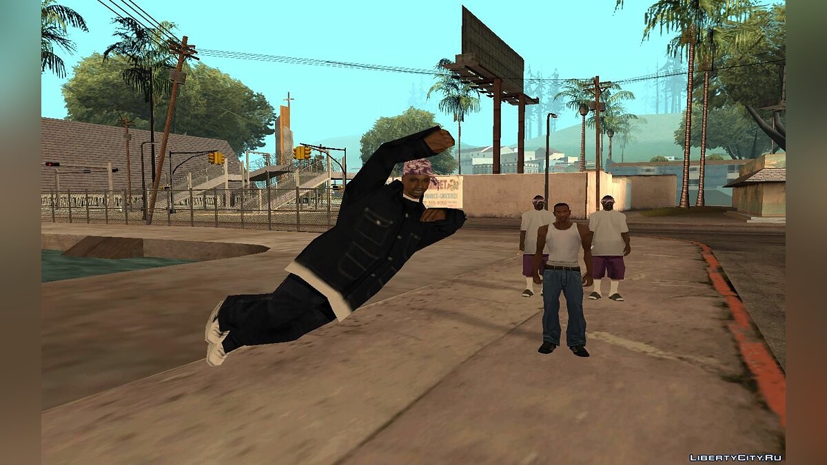 Скачать Ragdoll physics для GTA San Andreas