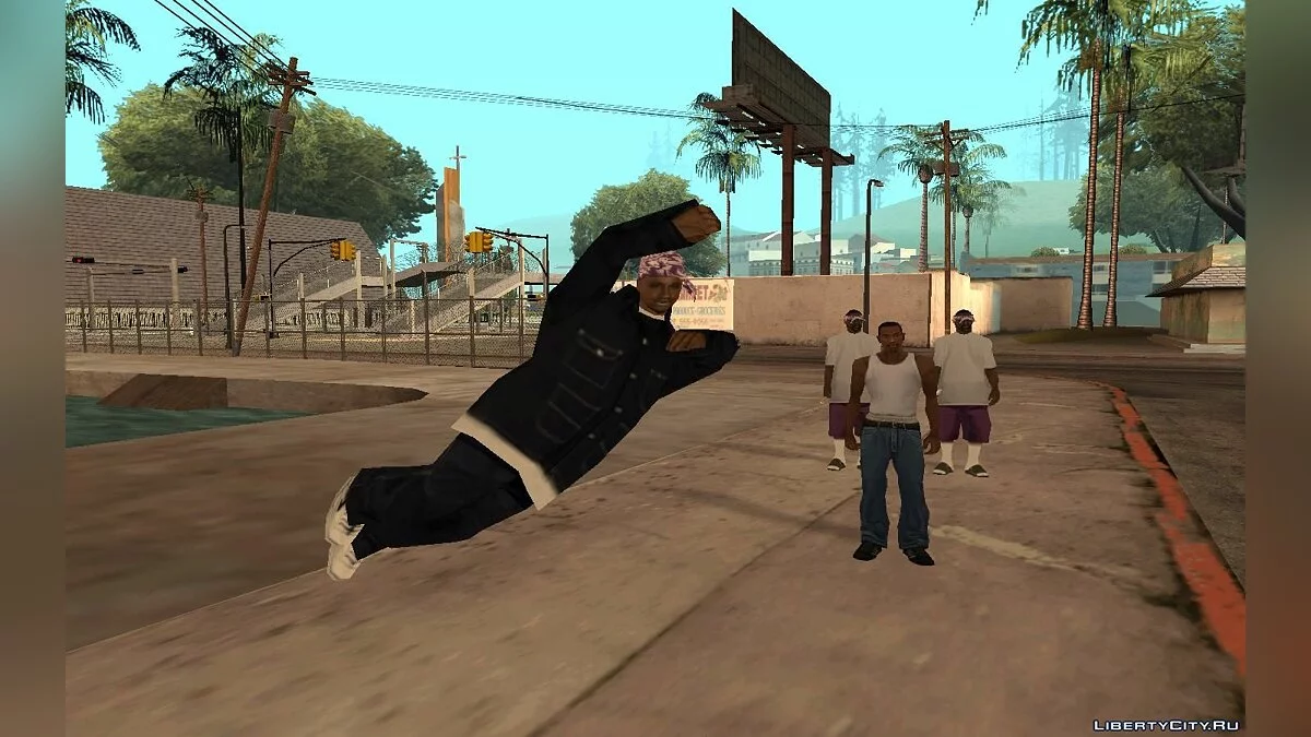 Ragdoll physics / GTA San Andreas
