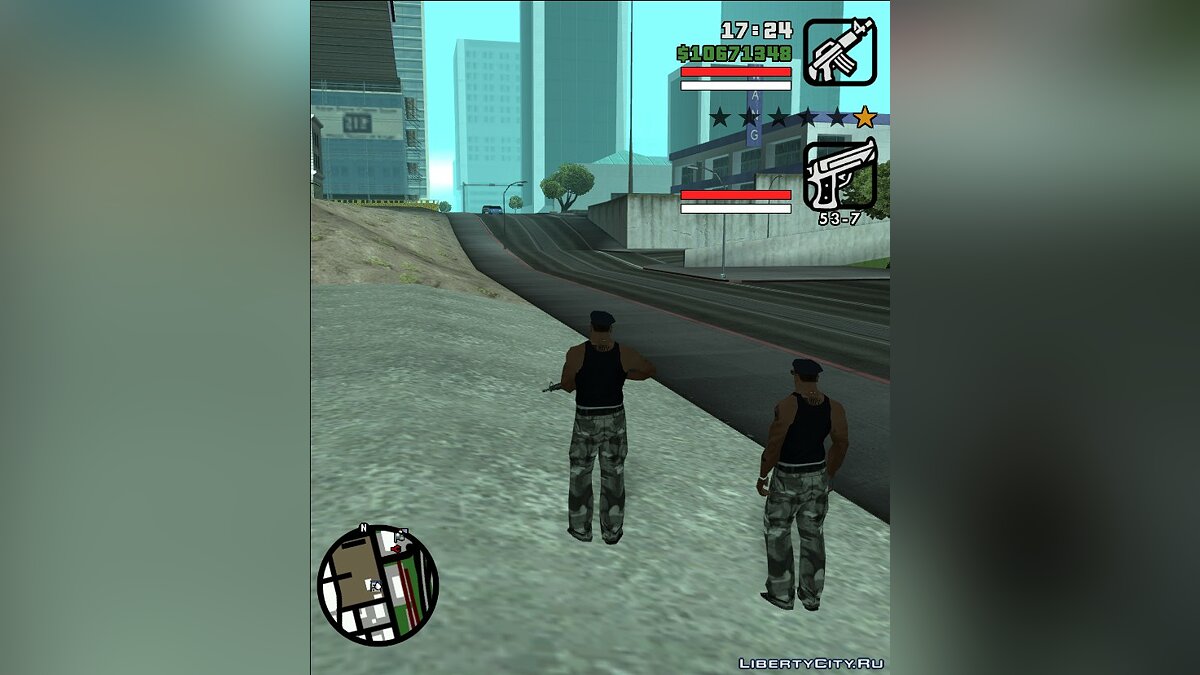 Скачать Mobile Hud 2.00 для GTA San Andreas