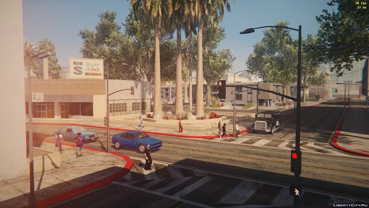 PureRender V1.2 (RenderHook Preset) - Потрясающая графика как в GTA 5 / GTA San Andreas