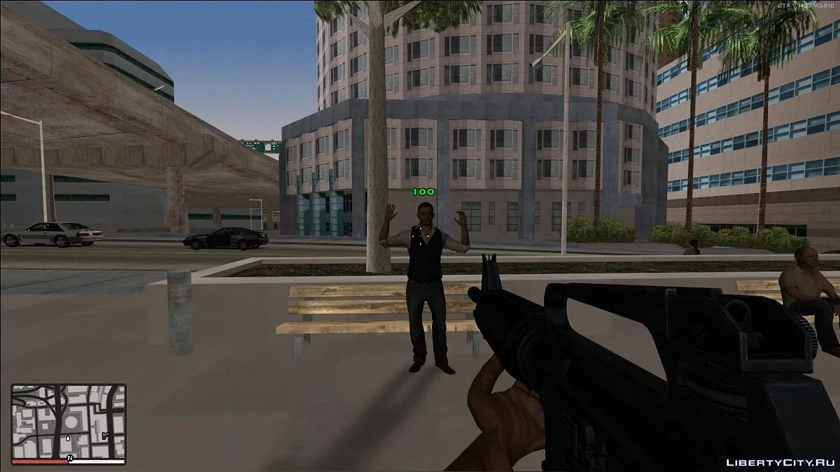 Вид от первого лица - First Person Mod 3.0 (Fixed) / GTA San Andreas