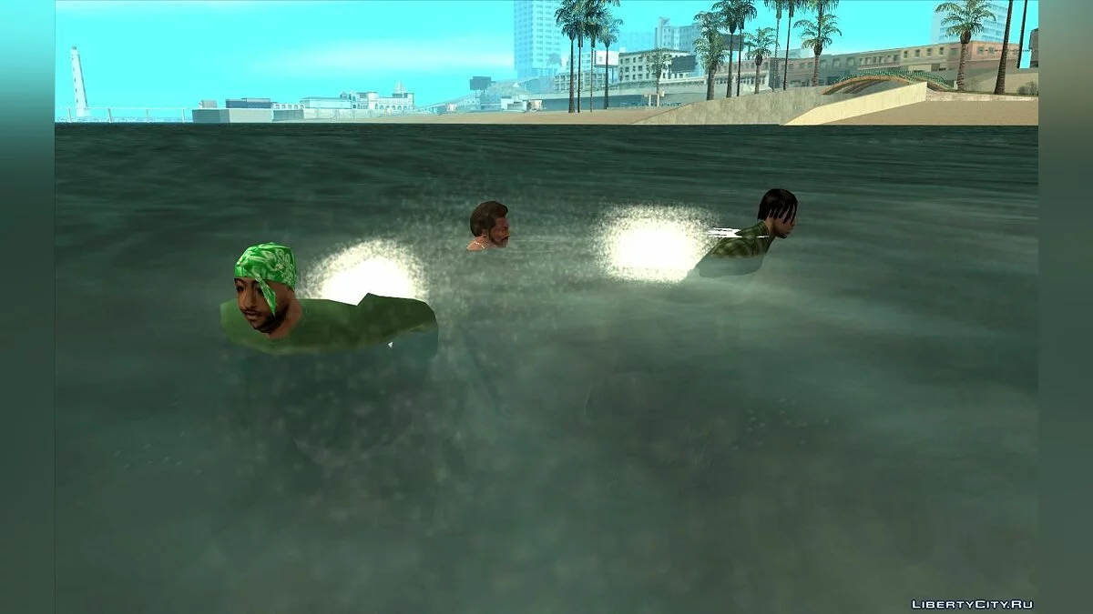 Люди умеют плавать / GTA San Andreas