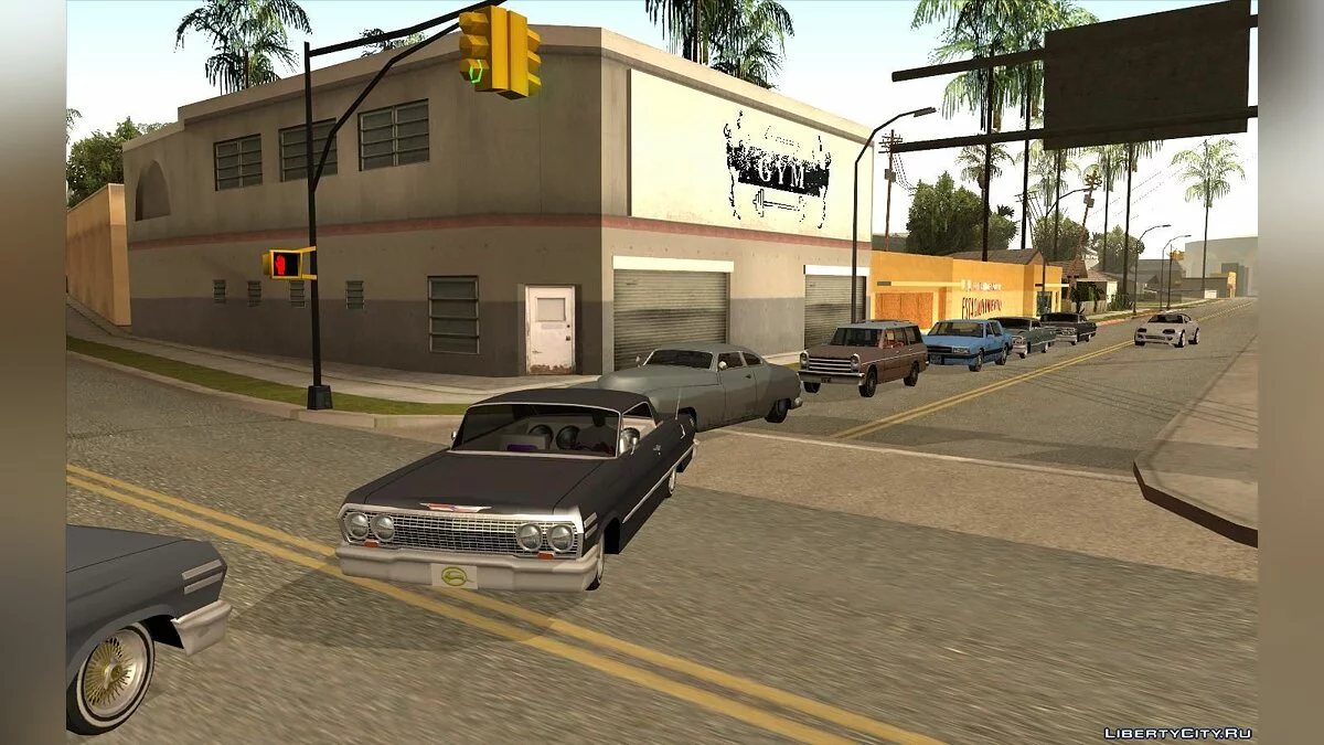 Реальный трафик фикс V2.2 Beta / GTA San Andreas