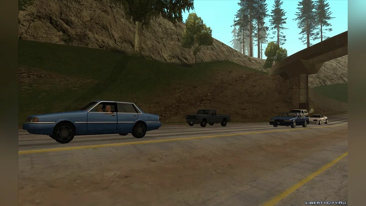 Реальный трафик фикс V2.2 Beta / GTA San Andreas