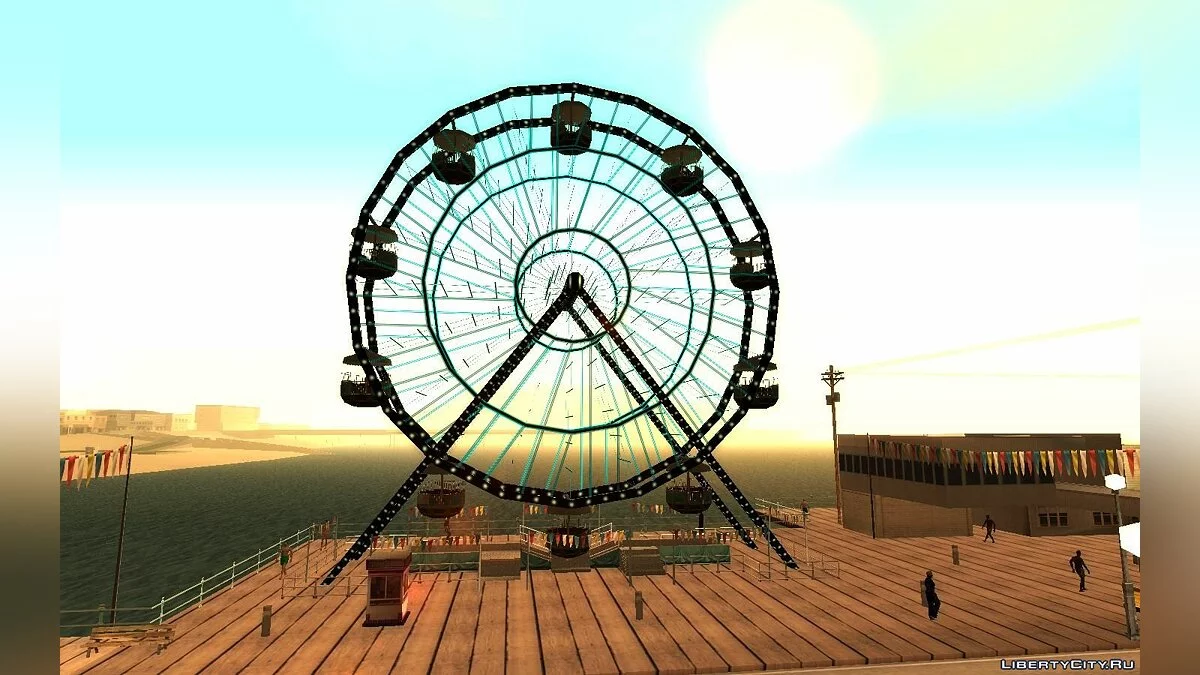 Динамическое колесо обозрения (подсветка) / GTA San Andreas