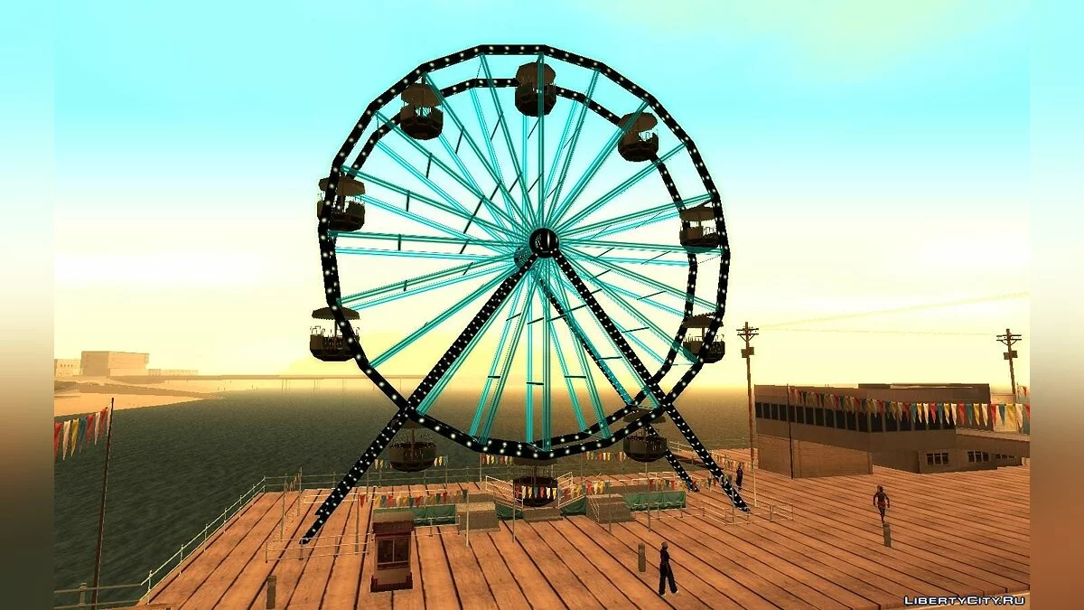 Динамическое колесо обозрения (подсветка) / GTA San Andreas