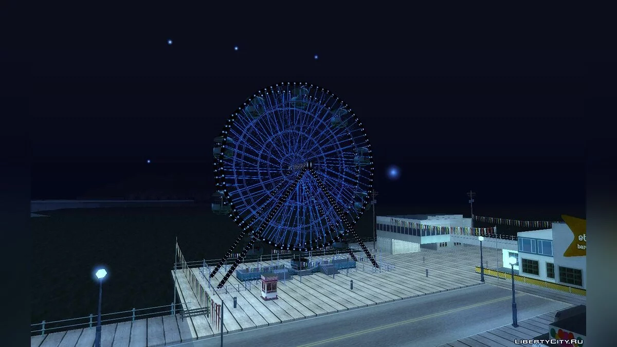 Динамическое колесо обозрения (подсветка) / GTA San Andreas