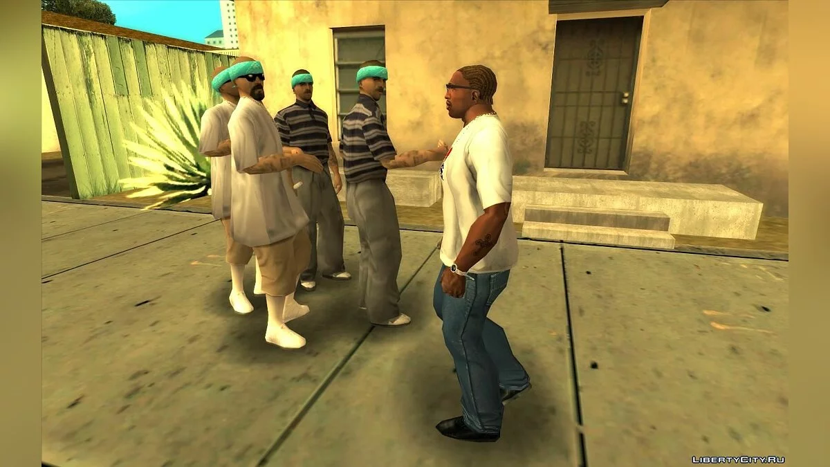 Дружелюбные Триады и исправленная банда Ацтек / GTA San Andreas