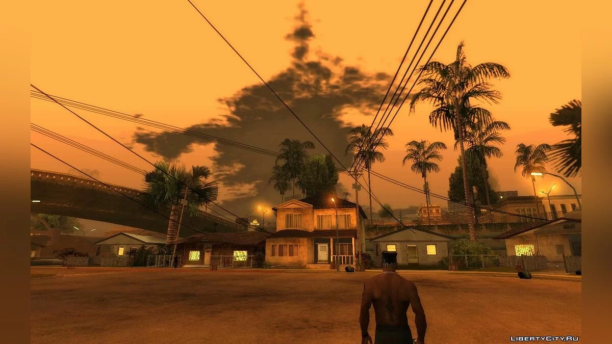 Реалистичные облака (Красивое небо) V1.3.4 (Обновление от 09.06.2021) / GTA San Andreas
